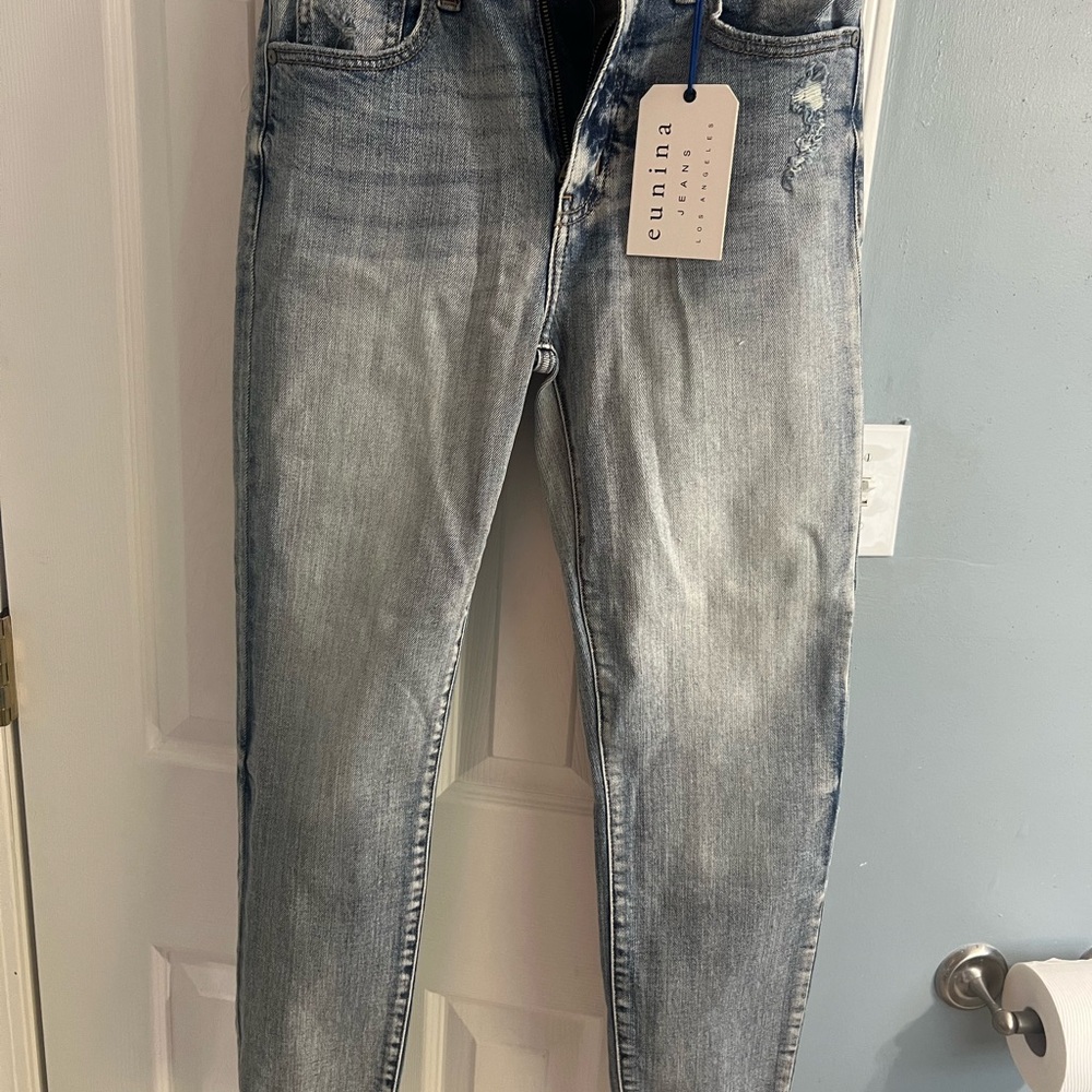 Eunina Blue Skinny Jeans Classic Style